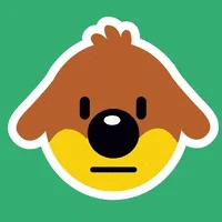 Gif animé Pif le chien triste